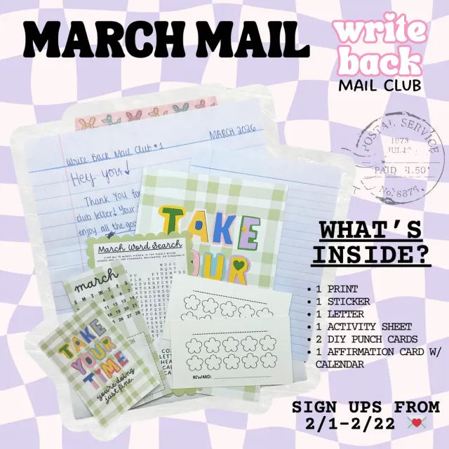 Write Back Mail Club