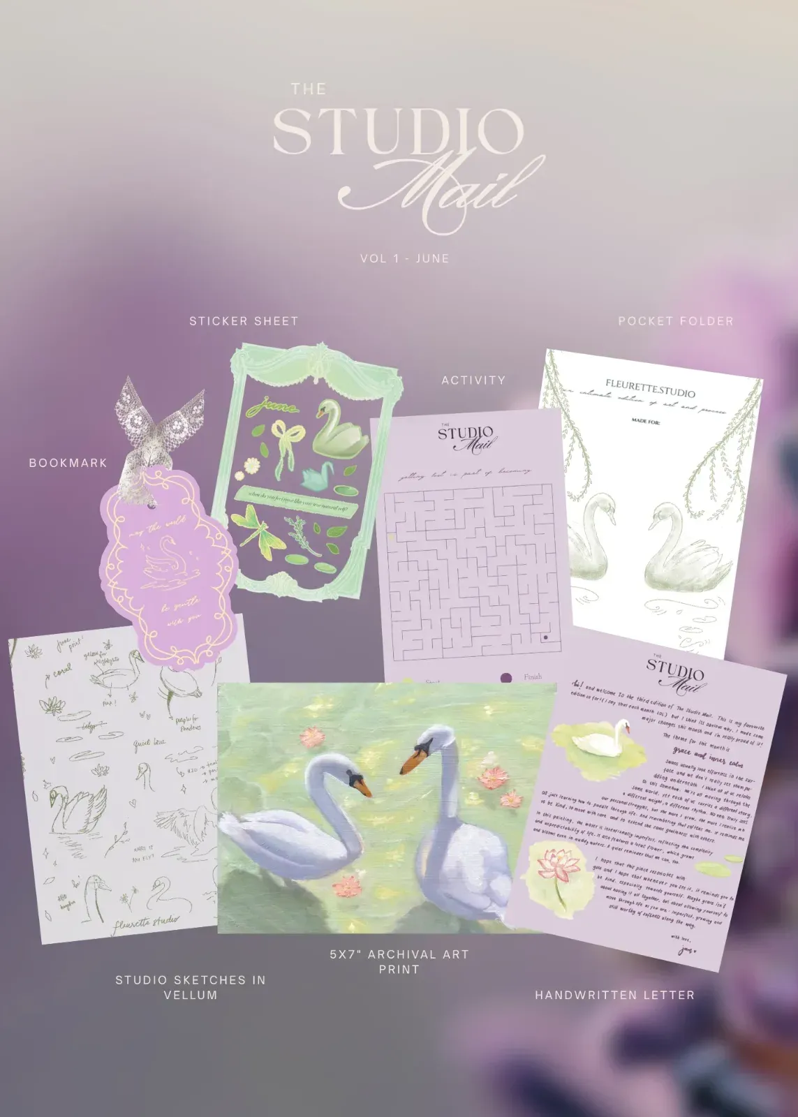 Fleurette Print Club: The Studio Mail 