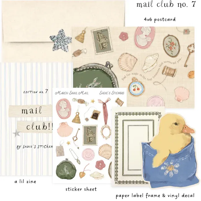 Sadie's Snail Mail Club