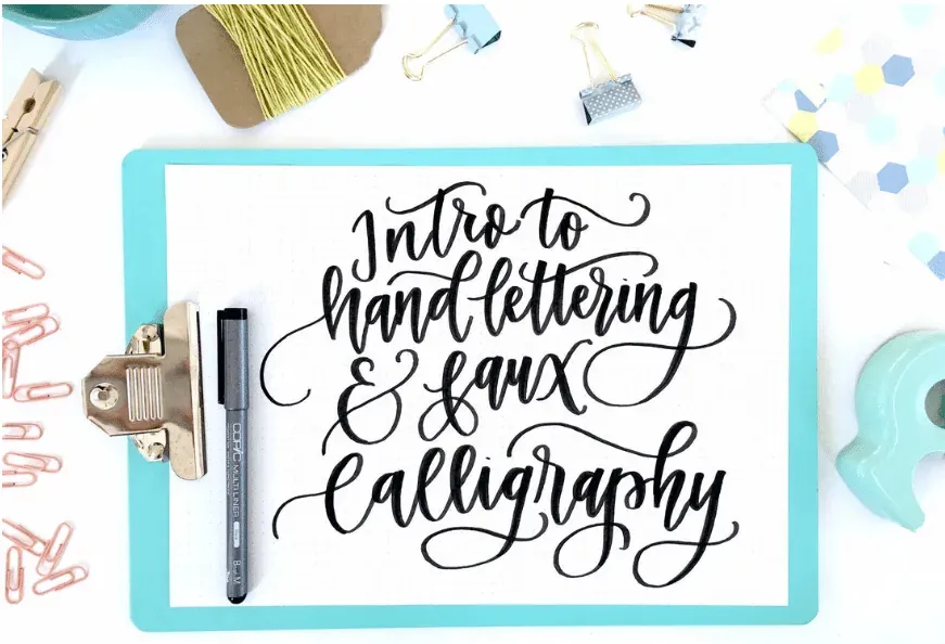 Intro to Hand-Lettering & Faux Calligraphy