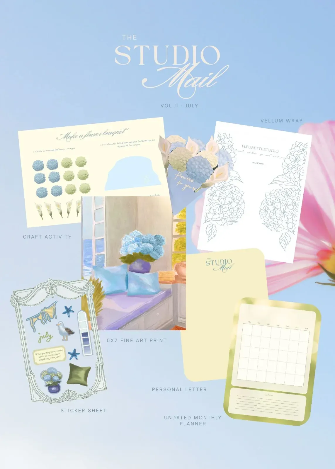 Fleurette Print Club: The Studio Mail 