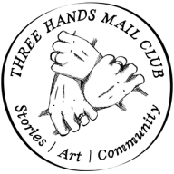 The Three Hands Mail Club logo