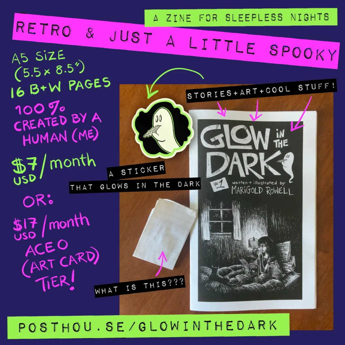Glow in the Dark Zine Club