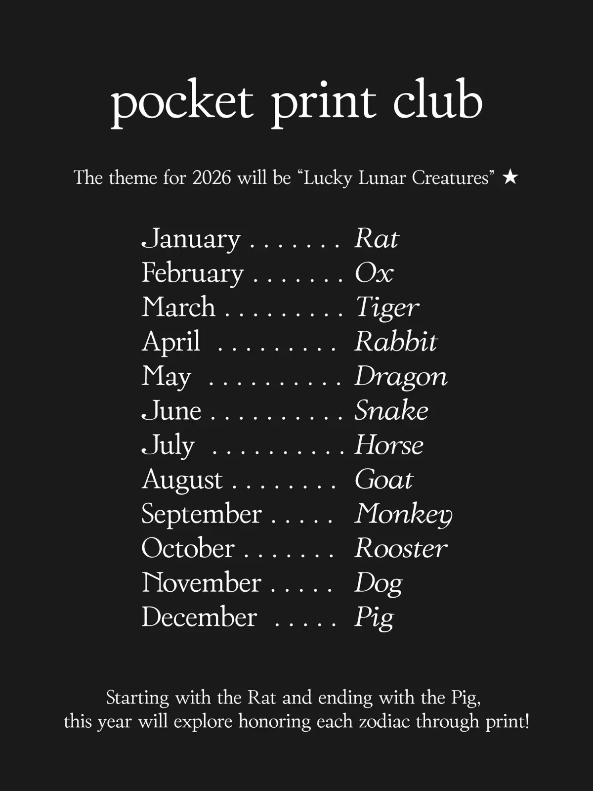 Pocket Print Club