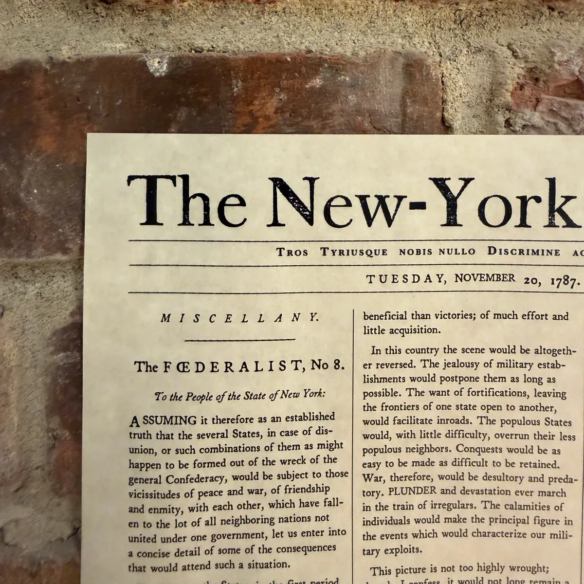 The Federalist Papers Weekly