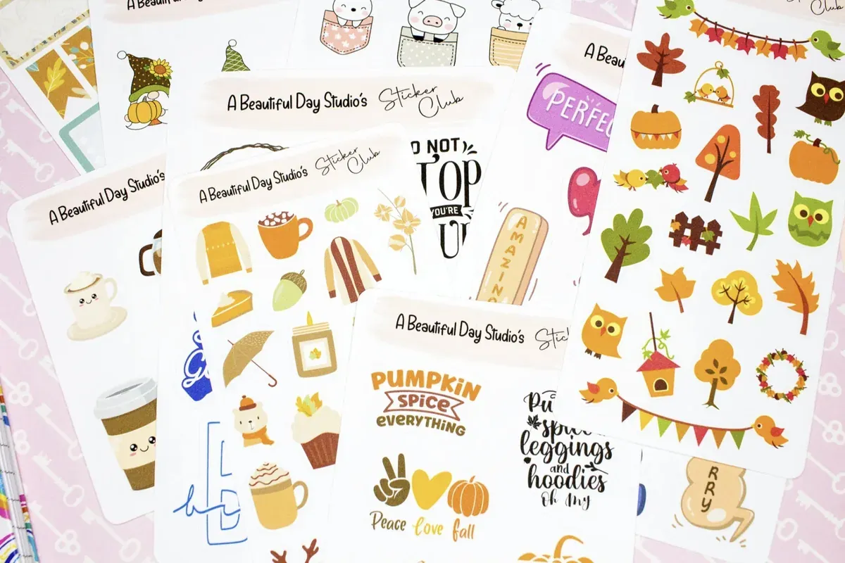 A Beautiful Day Sticker Club