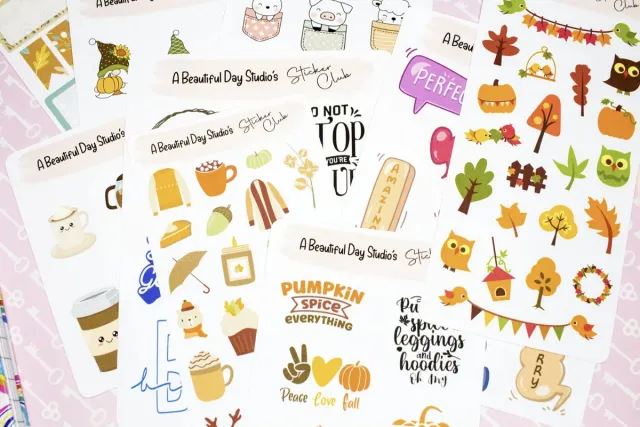 A Beautiful Day Sticker Club