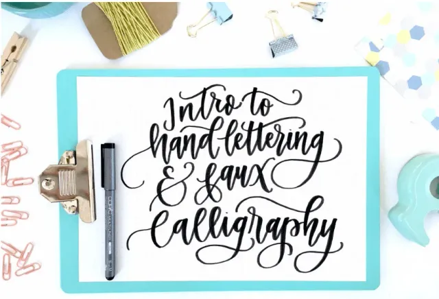 Intro to Hand-Lettering & Faux Calligraphy